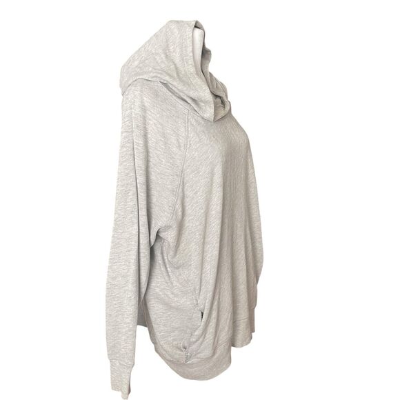 Z by Zella Plus 1X Hoodie Pullover Sweatshirt Gray Long Sleeve Pocket - Picture 10 of 12